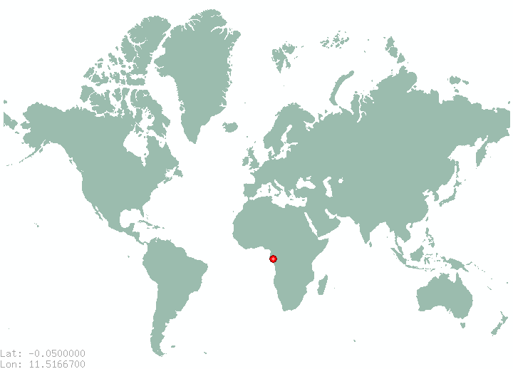 Benvaga in world map