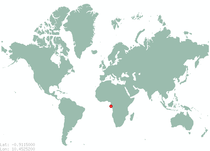 Tchad in world map